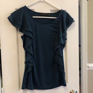 XS Sleeveless Green Blouse from The Limited